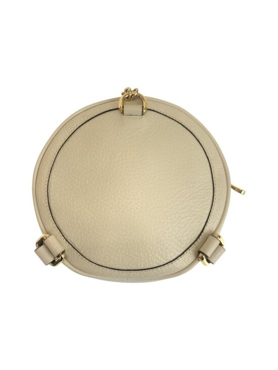 Gucci Ophidia White Gold Leather Backpack
